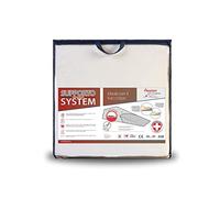 V.I.P. Very Important Pillow Coussin support System, cale pieds ou anti-reflux, tissu, blanc, 50 x 50 h 11,5 cm