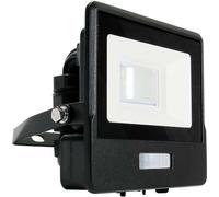 V-TAC 118S-B Projecteur à LED 'V-TAC 118S' avec capteur PIR, 10W, 735lm, IP65, pour applications extérieures
