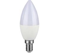 V-TAC 2142411 LED CEE F (A - G) E14 forme de flamme 4.5 W blanc (Ø x H) 36.5 mm x 100 mm