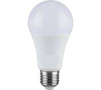 V-TAC 214456 LED CEE F (A - G) E27 forme de poire 17 W blanc chaud (Ø x H) 65 mm x 134 mm 1 pc(s)