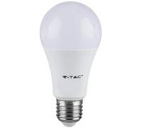 V-TAC 217261 LED CEE F (A - G) E27 forme de poire 8.50 W blanc lumière du jour (Ø x H) 60 mm x 108 mm