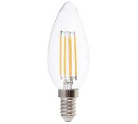 V-TAC 217423 LED CEE F (A - G) E14 forme de flamme 6.00 W blanc chaud (Ø x H) 35 mm x 98 mm