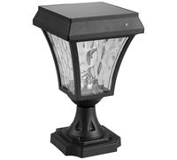 V-TAC 2890 VT-983-S Lampadaire d'extérieur solaire LED 2.00 W noir (mat)