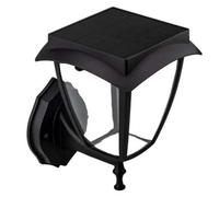 VT-2892 - Luminaire pour paroi solaire à LED, 2 W, 3 3000/6000 K, noir, IP