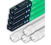 V-TAC 4x Tubes LED 120 CM - T8 G13-18W - Chip Samsung - 1850 Lumens - Tubes LED pour Plafond, Mur, Garage, Magasin - Tube forme T8 - Remplacement des Néons - Lumière Blanc Froid 6500K