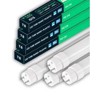 V-TAC 4x Tubes LED 150 CM - T8 G13-20W - 2100 Lumens - Chip Samsung - Tubes pour Plafond, Mur, Garage, Magasin - Tube LED forme T8 - Remplacement des Néons - Lumière Blanc Froid 6500K