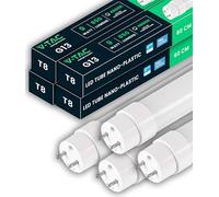 V-TAC 4x Tubes LED 60 CM - T8 G13-7,5W - 850 Lumens - Chip Samsung - Tubes pour Plafond, Mur, Garage, Magasin - Tube forme T8 - Remplacement des Néons - Lumière Blanc Neutre 4000K
