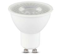 V-TAC Spot LED GU10 7,5 W 6500 K blanc froid, 610 lumens, puce Samsung, angle d'éclairage 110°, économe en énergie, boîtier en plastique, espérance de vie de 20 000 heures