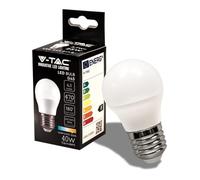 Ampoule LED V-TAC 4,5W E27 G45 globe opale 2700K 470lm