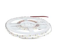 V-TAC Bande LED 5 mètres 5 W par mètre Ruban lumineux SMD 2835 Couleur de la lumière Blanc froid 6500 K Intérieur avec bande adhésive, alimentée à 12 V.