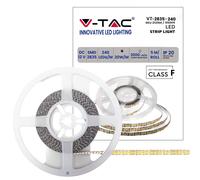Ruban LED V-TAC SMD2835 20W/m 2000lm 6500K IP20