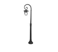 V-TAC borne lumineuse extérieure 136 cm noir E27 – lampe extérieur sur pied jardin IP44