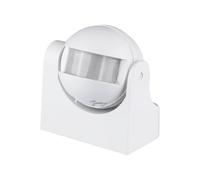 V-TAC Détecteur de Mouvement Infrarouge crépusculaire avec Fonction Manuelle Override Mural 180° Blanc IP44