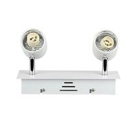 V-TAC Gu10 Support de spot encastrable encastrable en métal, blanc