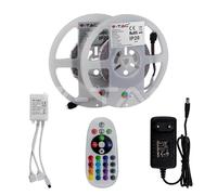 V-TAC kit ruban LED RGB 2x5 m SMD5050, télécommande