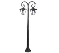 Lumière extérieure allée de jardin candélabre ALU éclairage sur pied IP44 lampe sur pied en verre V-TAC7061