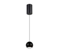 V-TAC Lampadario LED Suspendu 5W Design Moderne Lumière Chaude Blanc Noir