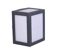 V-TAC Lampe Applique LED 12 W, Wall Light Cube Gris Blanc Naturel 4000 K