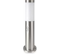 V-TAC Lampe borne d'extérieur - IP44 - Nickel satiné