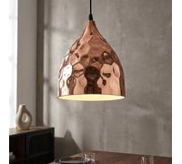 Lampe à pendule vintage suspendue projecteurs de plafond de couloir à optique martelée dans un ensemble comprenant des ampoules LED