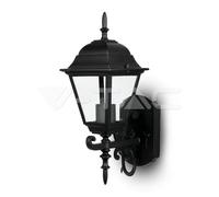 V-tac lampe murale 1xE27 max 60W noir VT-760 - 7519 [EEK: Non conforme]
