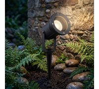 V-Tac Lampe Sur Piquet Wegeleuchte Extérieur Spot Mobile GU10 IP44 Noir [EEK: Non noté]