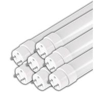 V-TAC Lot de 8 tubes LED 120 cm avec culot G13 18 W - 1850 lumens - Puce Samsung - Tubes LED pour plafond, mur, garage ou magasin - Tube LED forme T8 - Remplacement néon - Lumière blanche naturelle