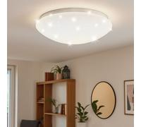 Plafonnier LED lampe de salon plafonnier ciel étoilé, blanc, effet étoile, 24 W 3000K 1680lm, DxH 33 x 10,2 cm