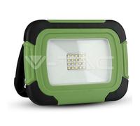 Projecteur LED V-TAC VT-10-R, 10 W, 4000 K 700 lm, fonctionnement sur batterie, vert/noir