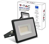 V-TAC Projecteur LED Extérieur 30W - [Haute Performance] - IP65 - 2510 Lumen - Lampe Étanche pour Maison, Jardin, Garage, Fabrique - Lumière Blanc Neutre 4000K