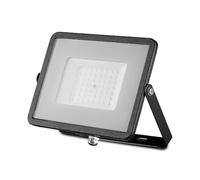 V-TAC Projecteur LED Extérieur 50W puce Samsung [Dernière Génération] - IP65 - 4000 Lumen - Lumière 6400K Blanc Neutre - Lampe Spot LED d'Extérieur Étanche - Couleur Noir