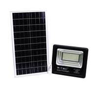 V-TAC Projecteur solaire à LED VT-200W, 40 W, 4000 K, avec panneau + télécommande
