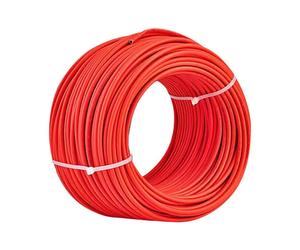 V-TAC PV Cable 4 sq. mm - Accessoires pour panneaux solaires - 100M/Rouleau - Rouge