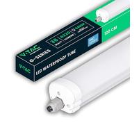 V-TAC Réglette LED Étanche 120 CM - 36W - PRO SERIES - Haute Luminosité - Plafonnier Lampe Rectangulaire 4320 Lumen IP65 pour Plafond, Garage, Magasin - Tube Led - Lumière 6500K Blanc Froid
