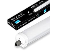 V-TAC Réglette LED Étanche IP65 120 cm - 36W - Chip Samsung - Haute Luminosité - Plafonnier Lampe 4320 Lumen pour Plafond, Garage, Magasin - Tube Led - Lumière 4000K Blanc Neutre
