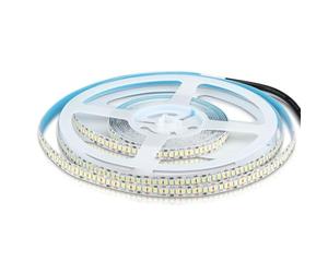 V-TAC Ruban 1200 LED SMD 2835 - 5 Mètres - Bande LED Adhésive - Bobine Lumière Blanche Naturelle 6400k - 7,2W IP20- Haute Luminosité