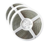 V-TAC Ruban LED 5 Mètres 8W SMD 3528 - Bande à LED Lumineuse 3000K Blanc Chaud - Ruban LED d'Intérieur avec Bande Adhésive et Flexible pour Maison, Cuisine, Salon - 5m - Alimenté 12V (Lot de 3)