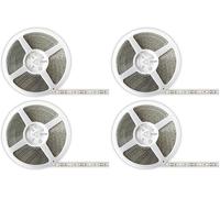 V-TAC Ruban LED 5 Mètres 8W SMD 3528 - Bande à LED Lumineuse 6500K Blanc Froid - Ruban LED d'Intérieur avec Bande Adhésive et Flexible pour Maison, Cuisine, Salon - 5m - Alimenté 12V (Lot de 4)