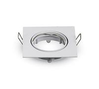 Spot encastré V-TAC GU10 carré orientable blanc VT-779