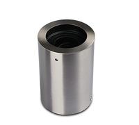 V-TAC SKU.3629 Support GU10 Satin Rond VT-796, Plastique,et Autre materiaux, Blanc, Profondeur : 100 mm