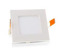 V-TAC SKU.4871 Downlight LED Plat Carré 18W VT-1807, Plastique,et Autre materiaux, 18 W, Blanc, Hauteur x Largeur x Profondeur :225 mm x 225 mm x 25 mm