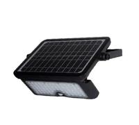 V-tac solar led floodlight 10W 4000K IP44 black VT-787-10 - 9869