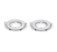 V-TAC spot encastrable GU10 rond fixe blanc x2 VT-778