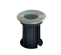 V-TAC Spot encastré de sol VT-7677RD rond acier brossé GU10 IP65 extérieur