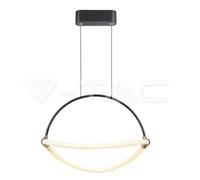 V-tac Suspension LED 12W 3000K noir VT-10124 - 23434
