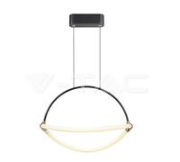 V-tac Suspension LED 12W 4000K noir VT-10124 - 23435
