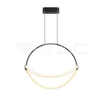 V-tac Suspension LED 16W 3000K noir VT-10125 - 23436