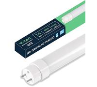 V-TAC Tube LED 60 CM - T8 G13 - 7,5W - 850 Lumens - Puce Samsung - Pour Plafond, Mur, Garage, Magasin - Forme T8 - Remplacement des Néons - Lumière 6500K Blanche Froide
