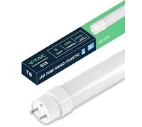 V-TAC Tube LED 60 CM - T8 G13-7,5W - 850 Lumens - Puce Samsung - Tubes pour Plafond, Mur, Garage, Magasin - Tube forme T8 - Remplacement des Néons - Lumière 4000K Blanc Neutre