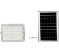V-TAC VT-120W 7844 Projecteur d'éclairage LED, Panneau solaire 15 W blanc neutre blanc